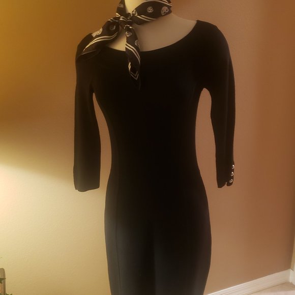 White House Black Market Dresses & Skirts - White House Black Market Black Sweater Dress XS
